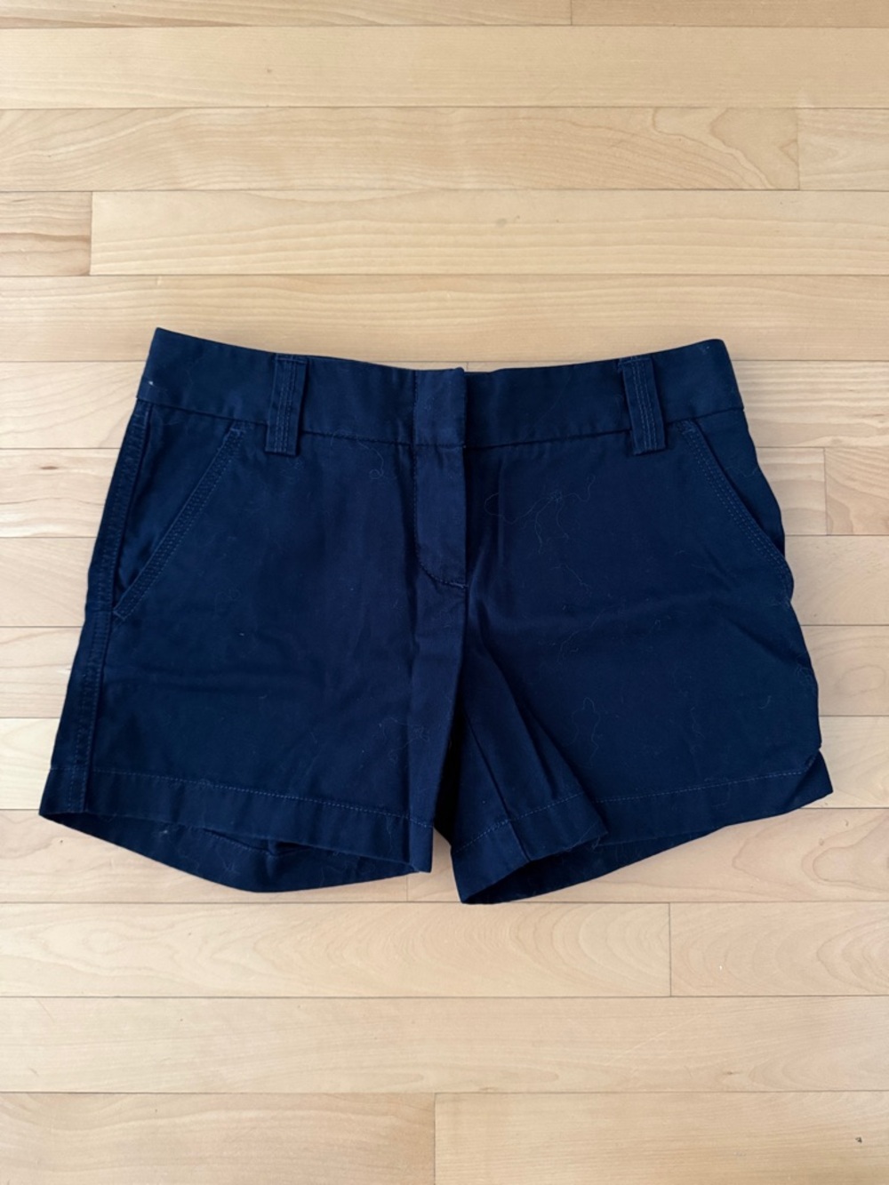 J. Crew Navy Blue Chino Shorts
